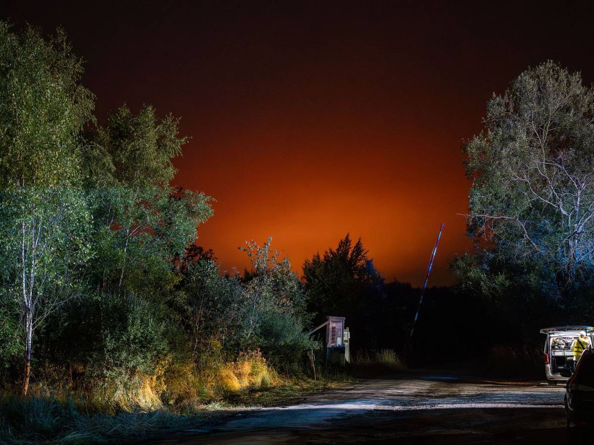 Waldbrand in Belgien