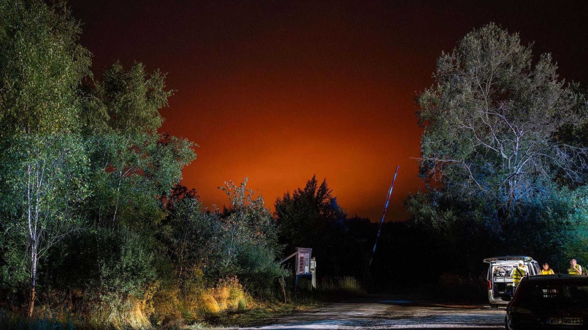 Waldbrand in Belgien