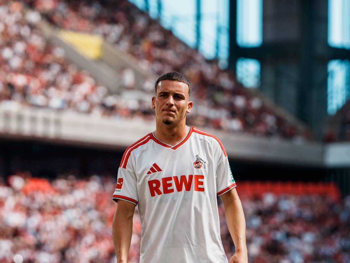 Said El Mala bei einem Testspiel im Rhein-Energie-Stadion.