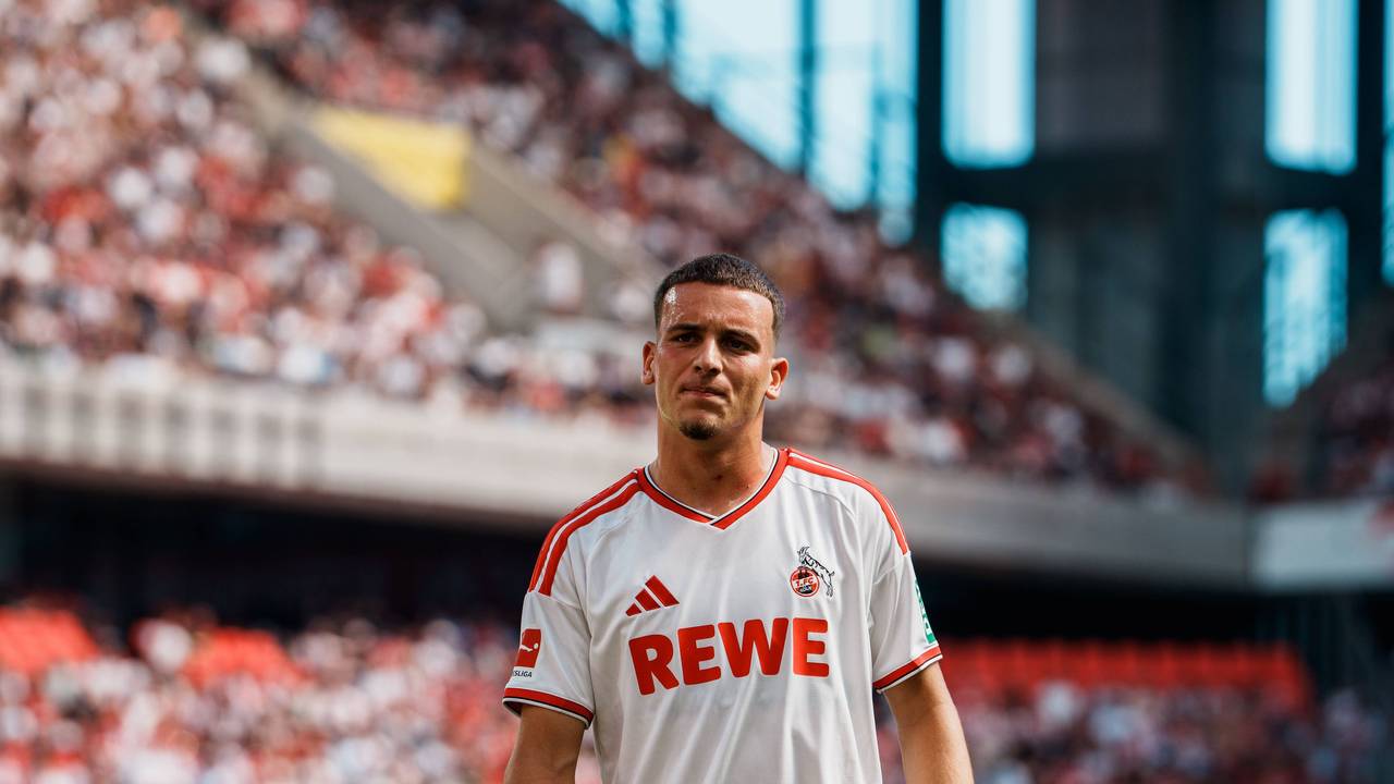 Said El Mala bei einem Testspiel im Rhein-Energie-Stadion.