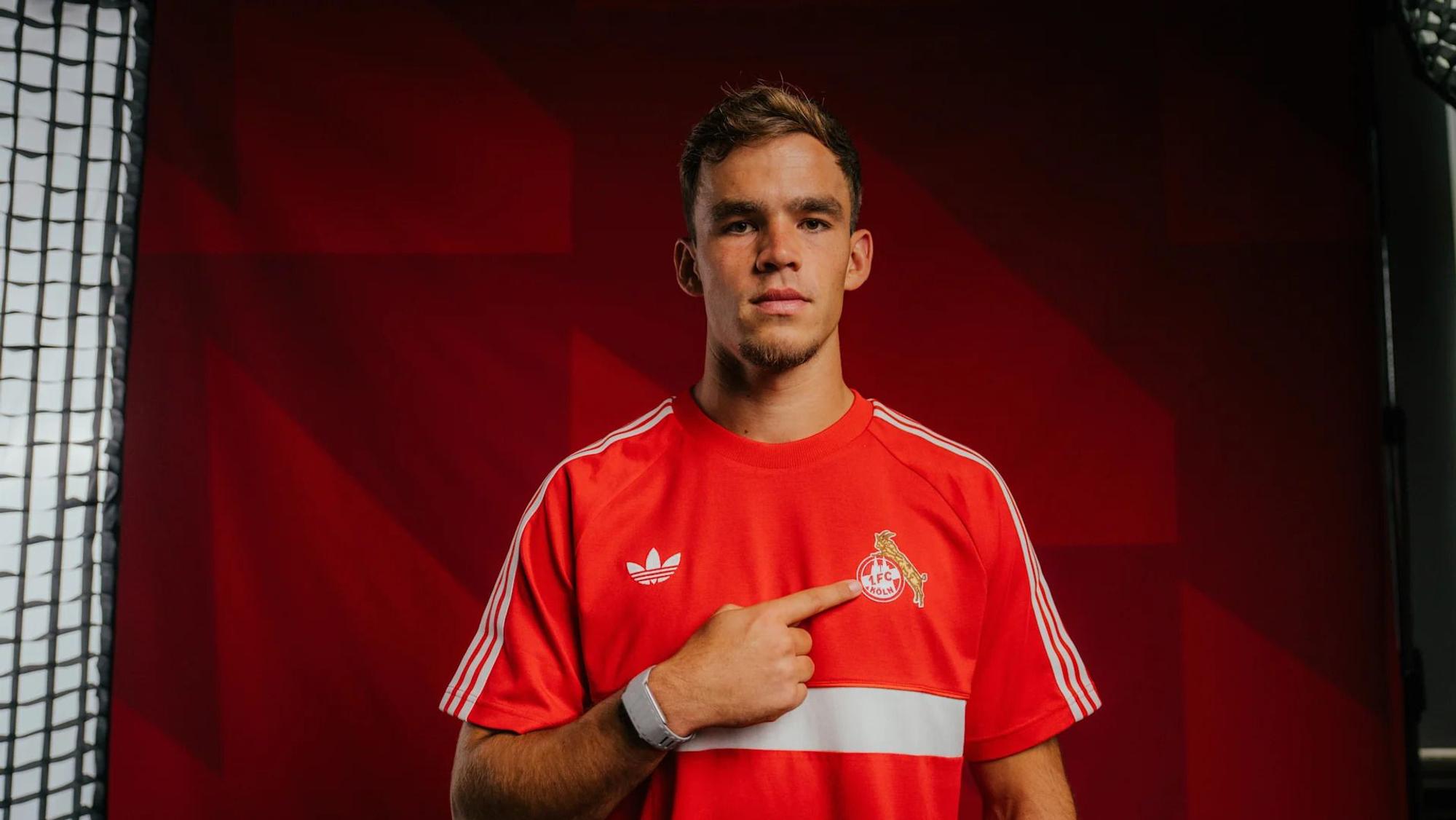Thijs Dallinga im Trikot des 1. FC Köln.