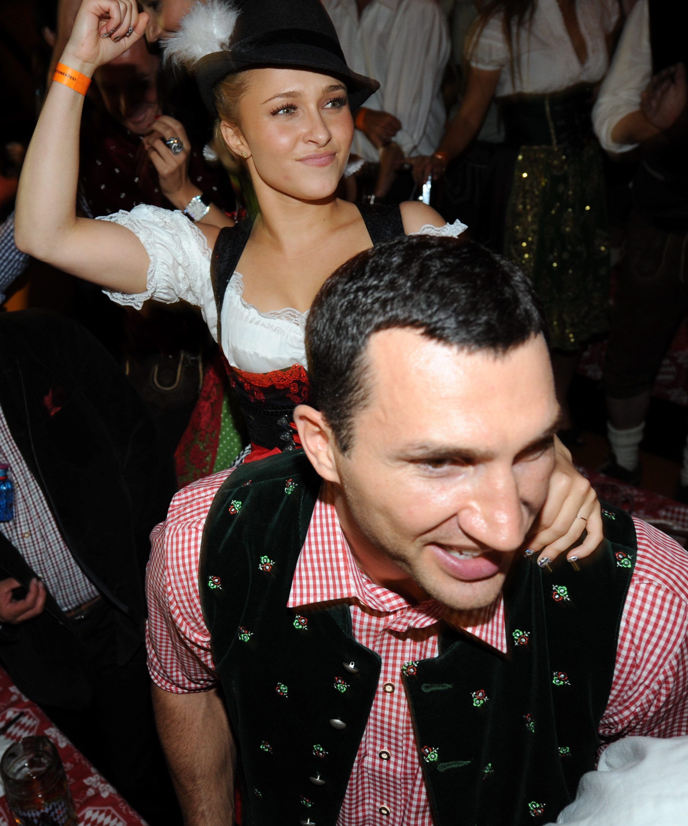 Glückliche Zeiten: Hayden Panettiere und Wladimir Klitschko beim Oktoberfest im Jahr 2010.