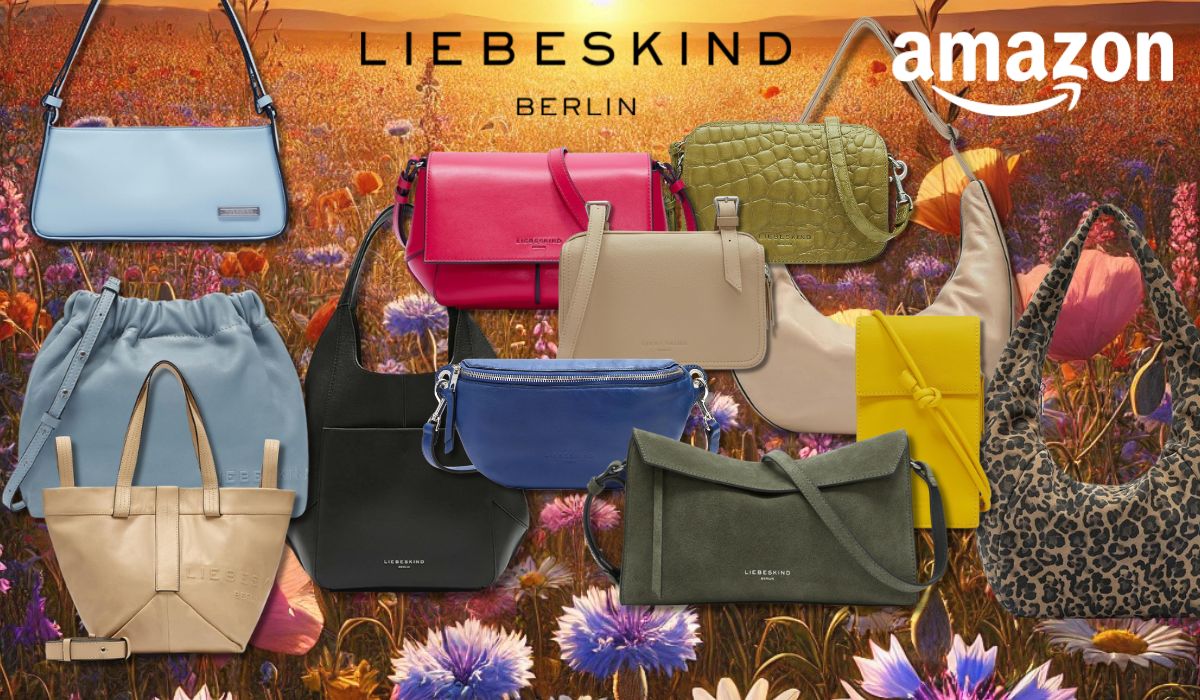 Darstellung verschiedener Liebeskind Berlin Handtaschen.