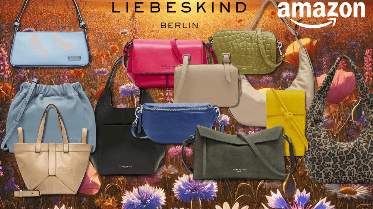 Darstellung verschiedener Liebeskind Berlin Handtaschen.