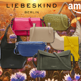 Darstellung verschiedener Liebeskind Berlin Handtaschen.