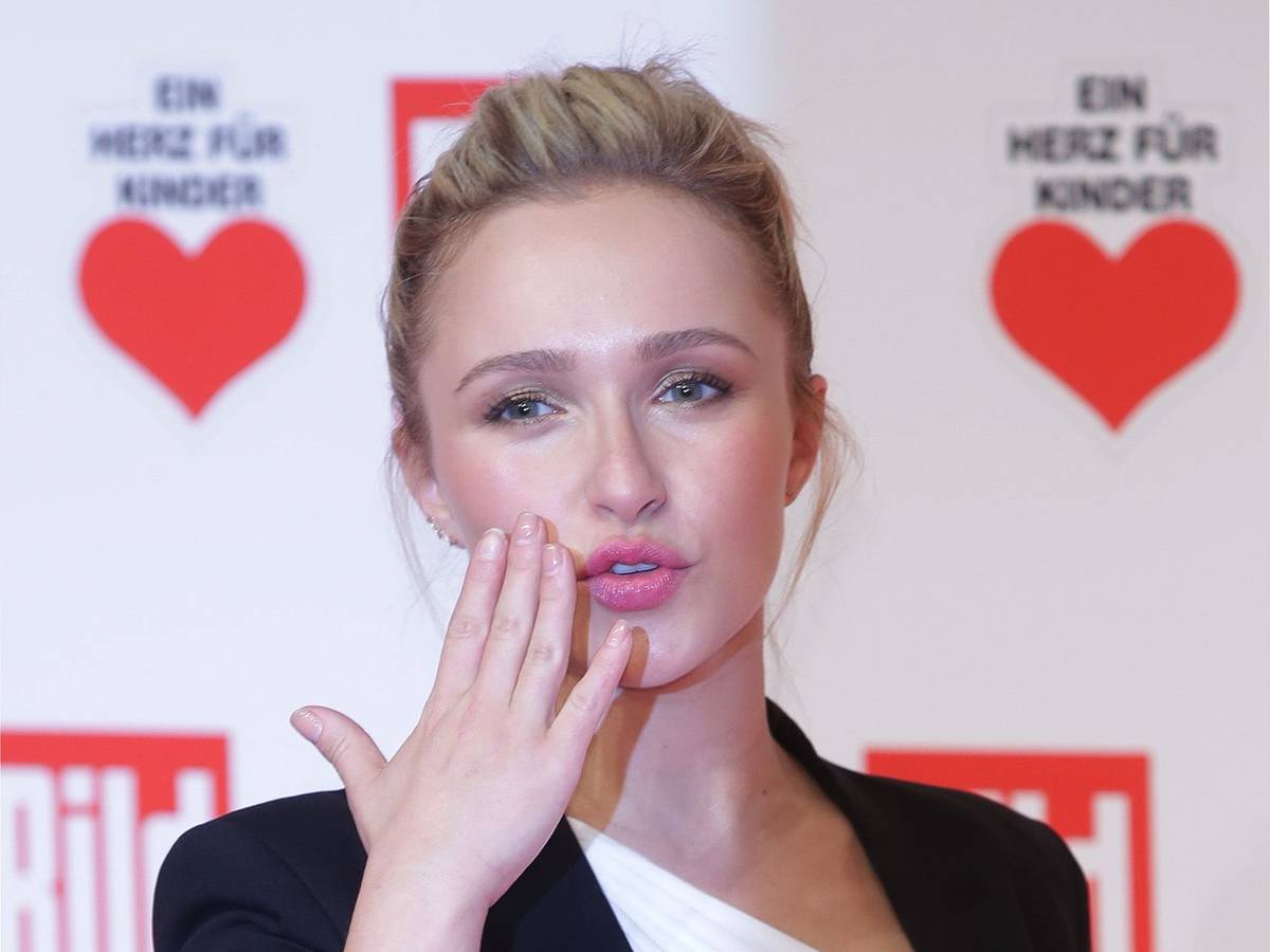 US-Schauspielerin Hayden Panettiere kommt zur Spendengala "Ein Herz für Kinder".