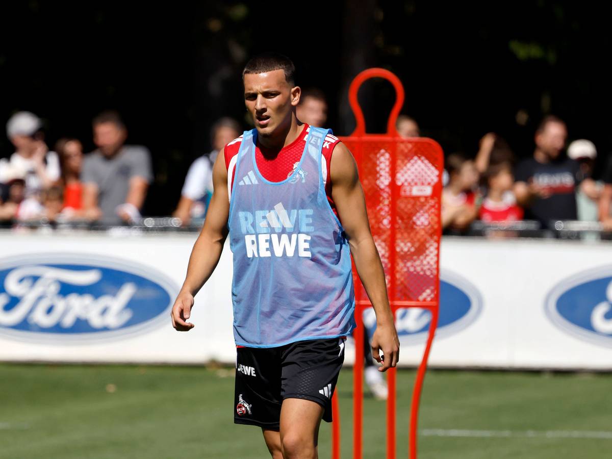 Said El Mala steht beim 1. FC Köln auf dem Trainingsplatz.