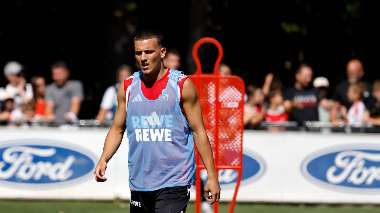 Said El Mala steht beim 1. FC Köln auf dem Trainingsplatz.