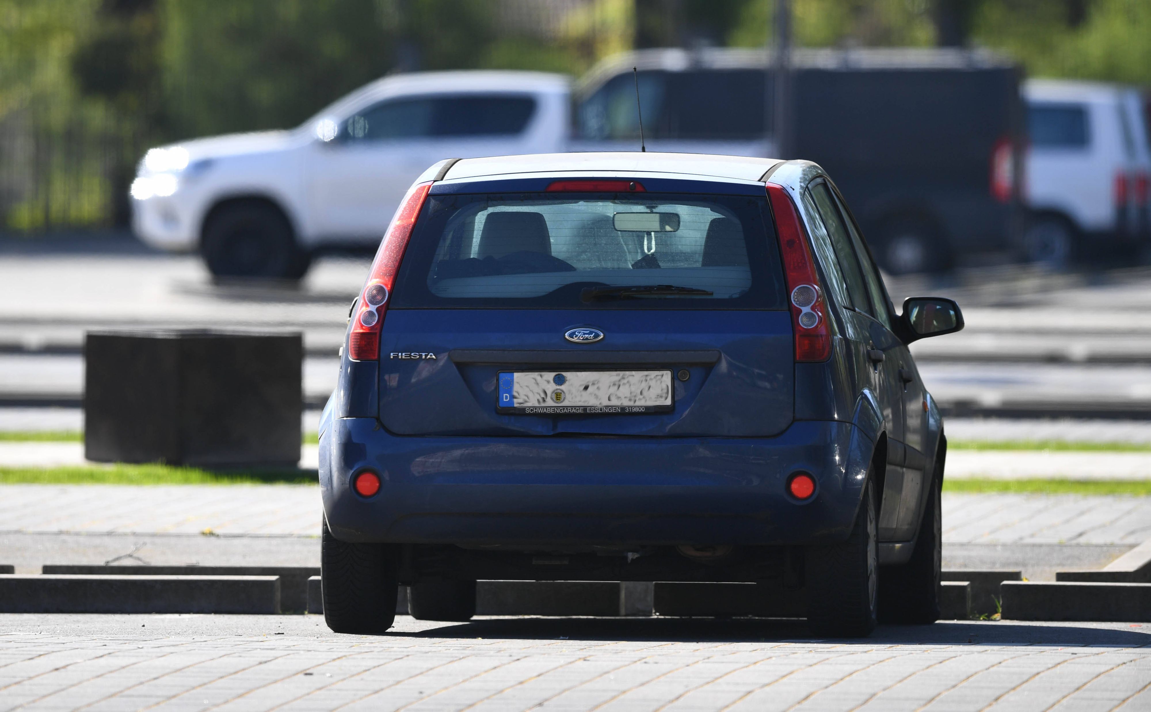 Der blaue Ford Fiesta von Grischa Prömel.
