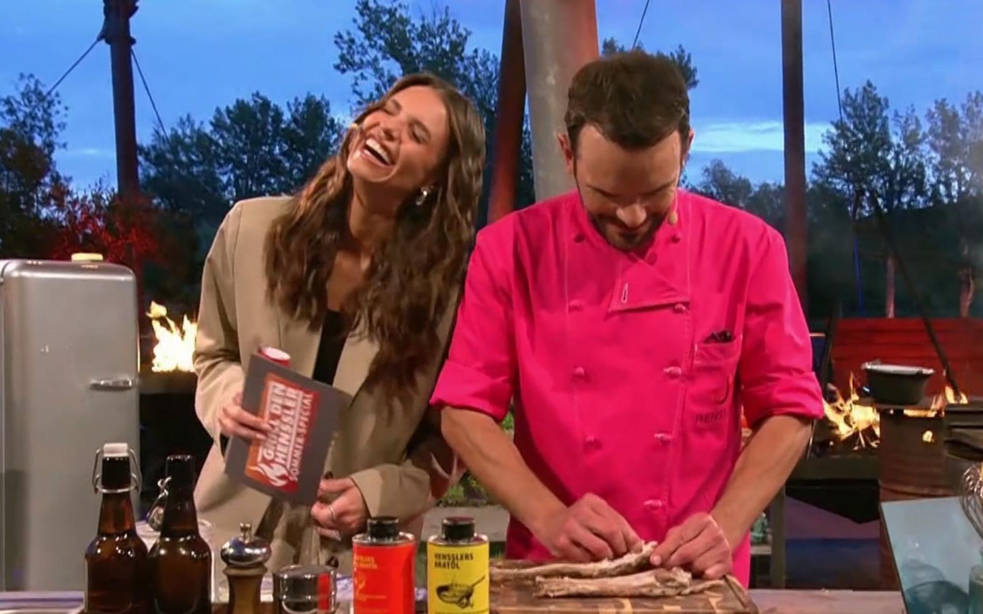 Dreamteam: Seit 2020 moderiert Laura Wontorra Steffen Hensslers TV-Shows „Grill den Henssler“ (VOX): Und das soll auch so bleiben. (Bild: RTL)