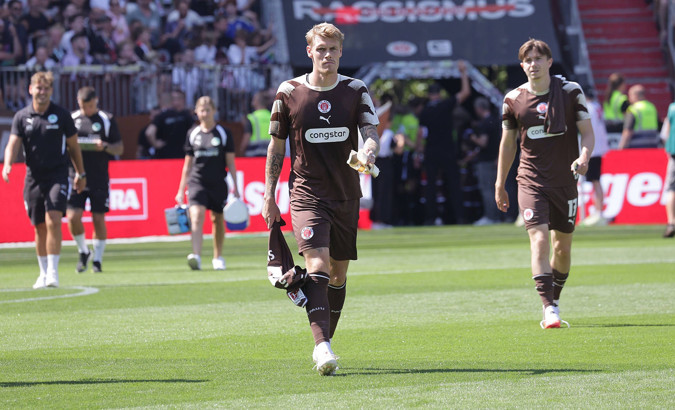 Eric Smith beim Spiel gegen Greuther Fürth.