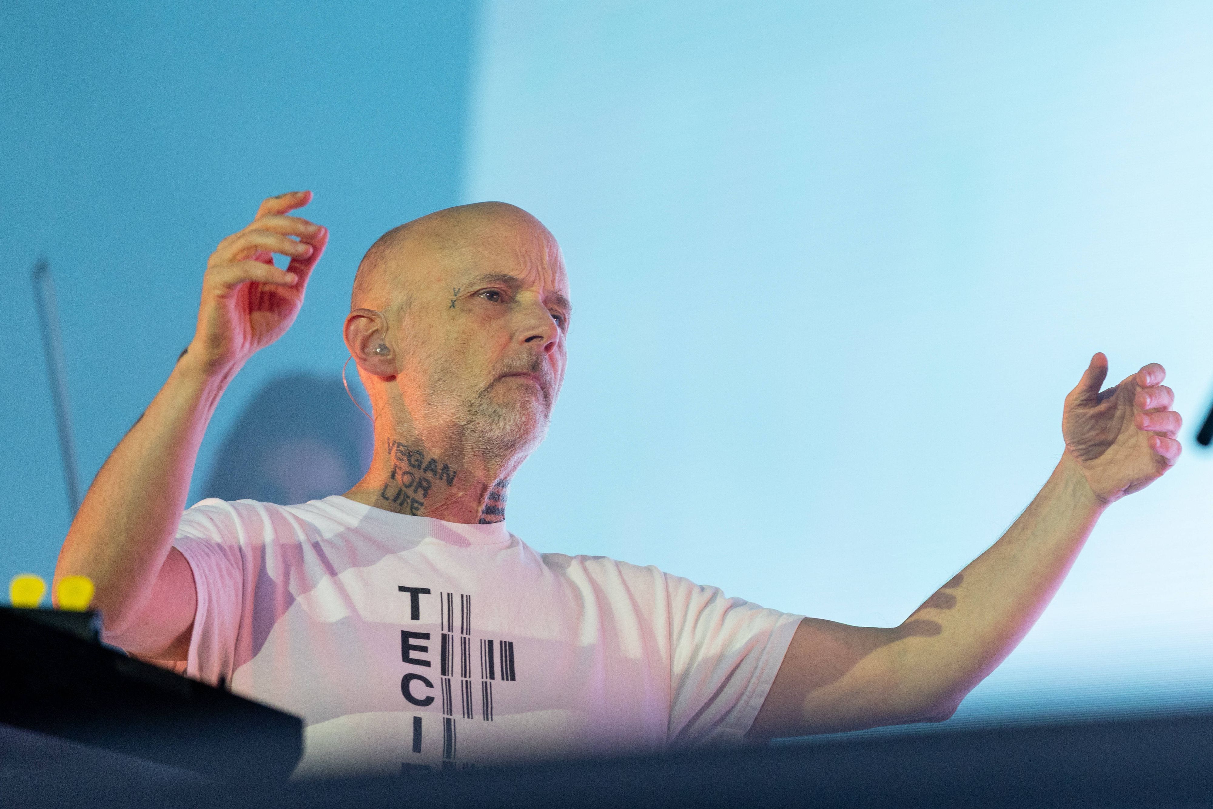 Konzert von Moby auf dem KunstRasen in Bonn.