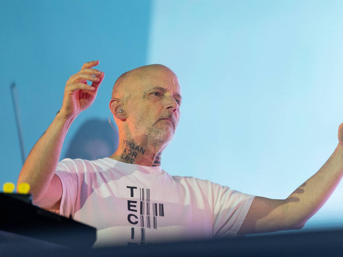 Konzert von Moby auf dem KunstRasen in Bonn.