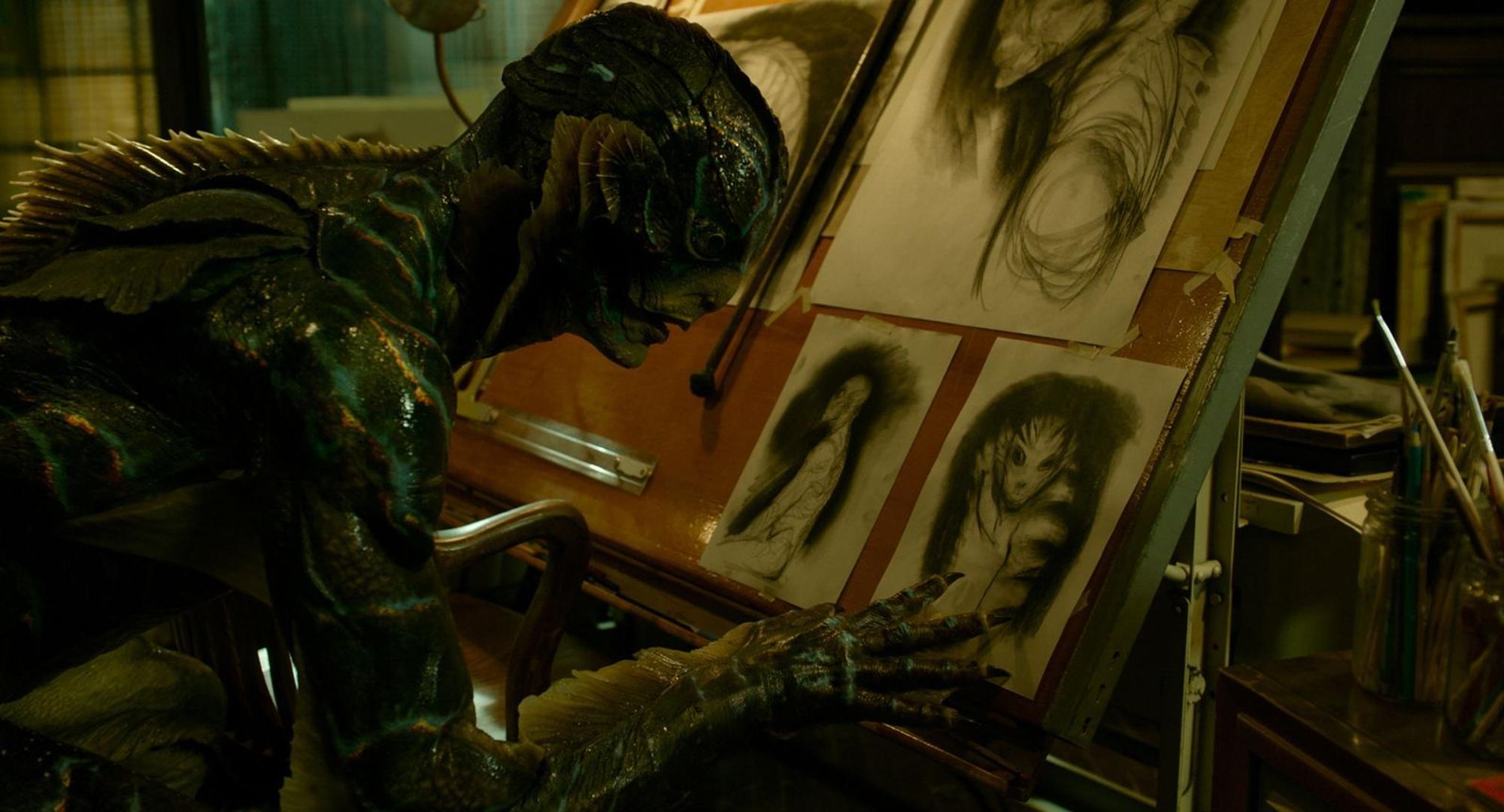 Das mysteriöse Wasserwesen (Doug Jones) wird in der Forschungseinrichtung regelmäßig gefoltert, ist aber eine einfühlsame Kreatur. (Bild: ProSieben / 2017 Twentieth Century Fox Film Corporation)