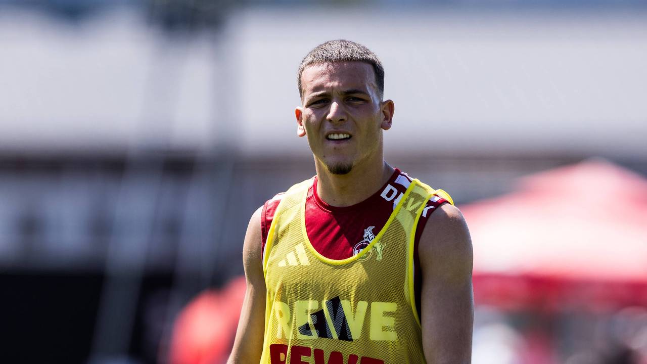 Mit Leibchen beim 1. FC Köln im Einsatz: Said El Mala.