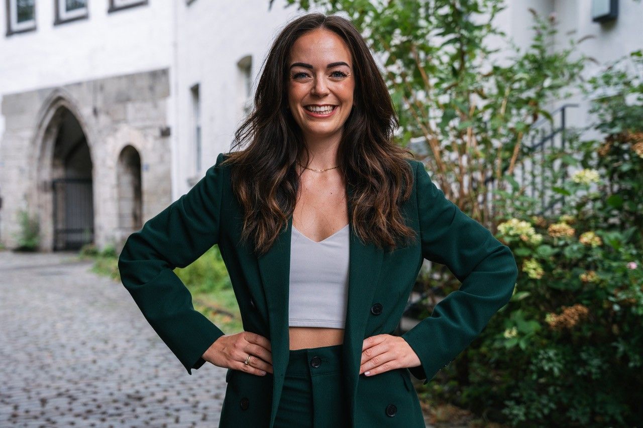 Marketenderin Lisa-Marie Richters vom Reiter-Korps Jan von Werth.