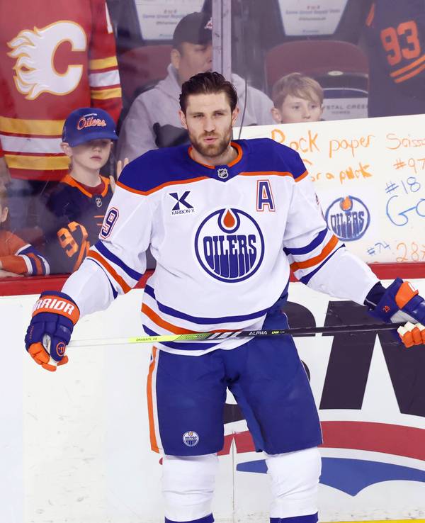 Leon Draisaitl im Trikot der Edmonton Oilers.