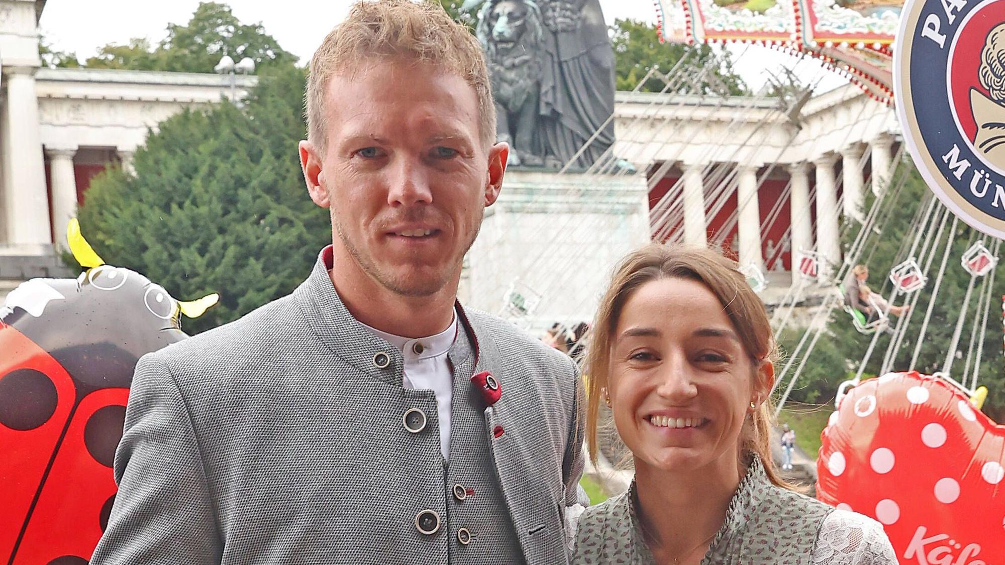 Julian Nagelsmann und Lena Wurzenberger auf dem Oktoberfest