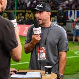TV-Interview mit Lukas Podolski.
