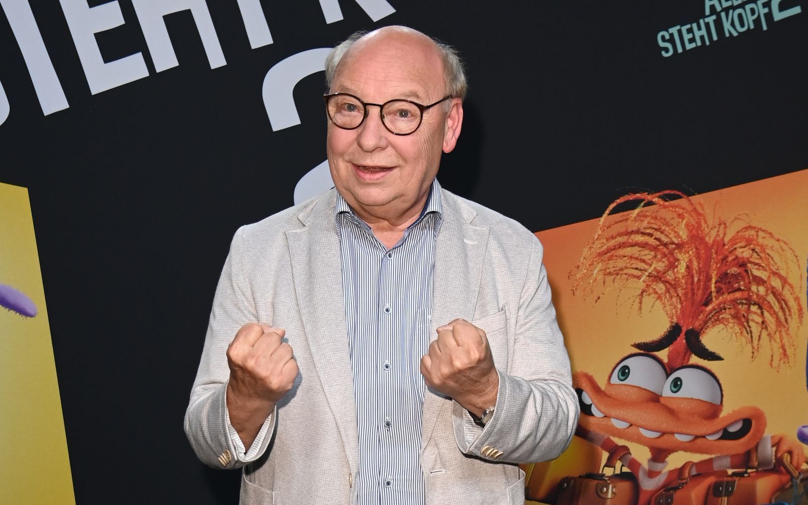 Hans-Joachim Heist (77) ist stolz darauf, die Stimme der „Wut“ im Animationsfilm „Alles Steht Kopf“ zu sprechen, wie er im Interview anlässlich seines neuen Films „Die Abräumer“ verrät. (Bild: 2024 Getty Images/Matthias Nareyek)