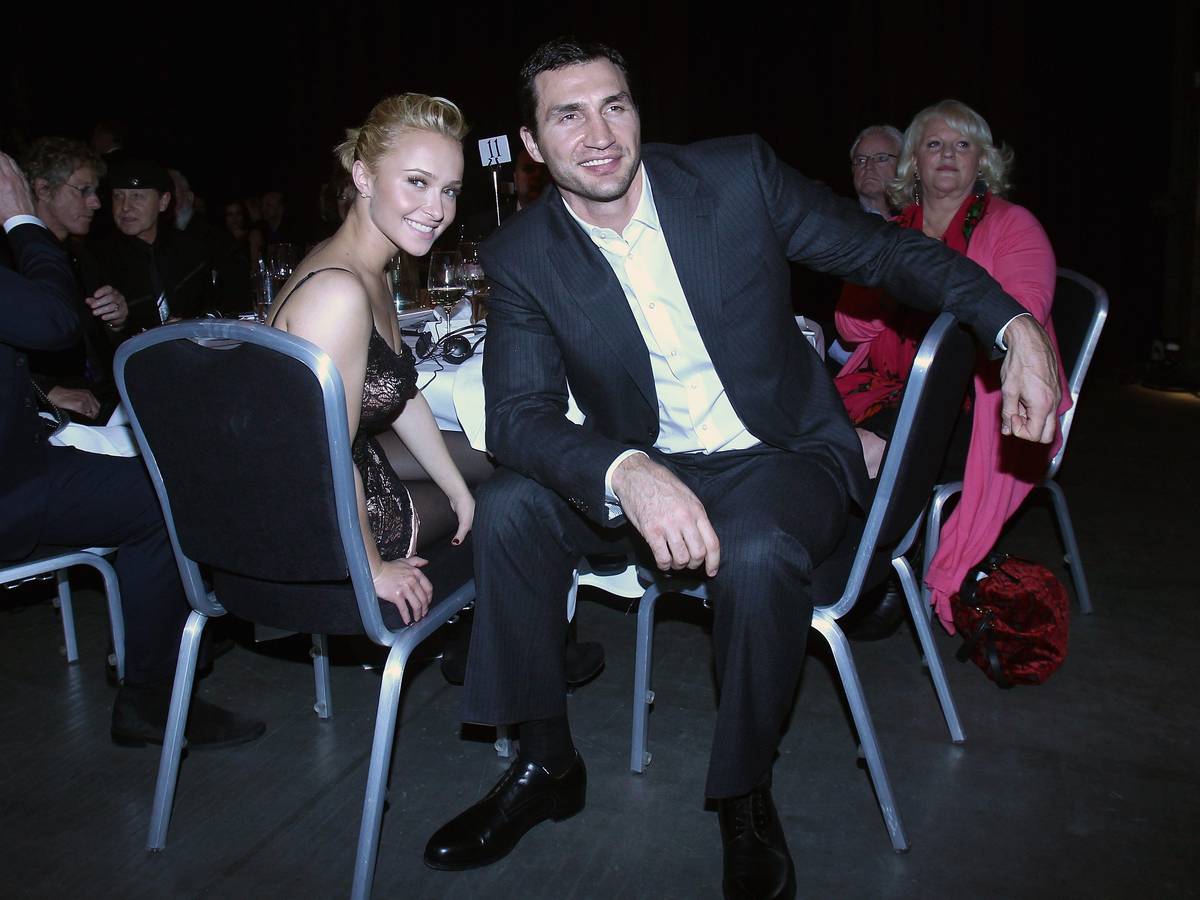 Hayden Panettiere und Wladimir Klitschko beim Steiger Award 2011 in der Bochumer Jahrhunderthalle.