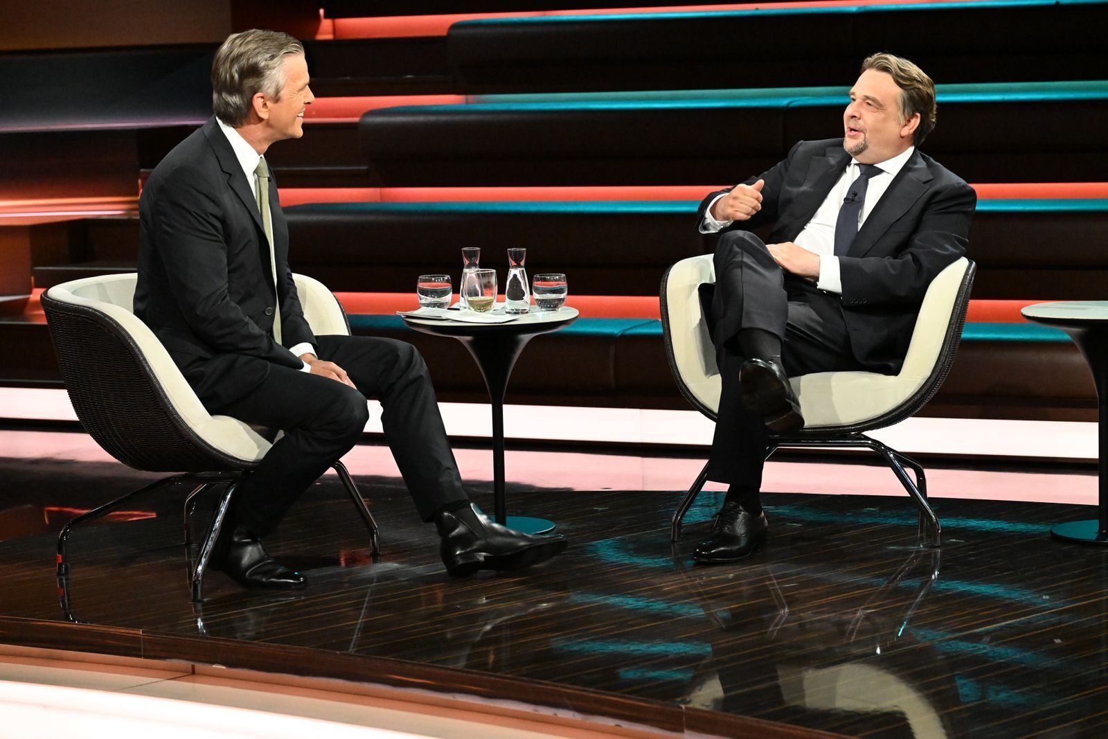 CDU-Politiker Dennis Radtke überraschte Markus Lanz am Donnerstag mit seiner Kritik an Friedrich Merz. (Bild: ZDF / Cornelia Lehmann)