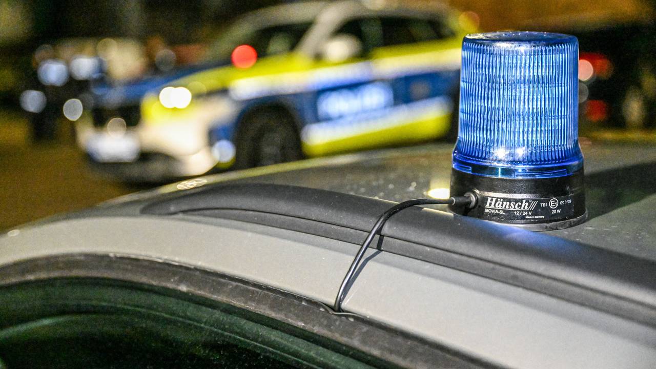 Polizeiwagen stehen in einer Straße (Symbolfoto).