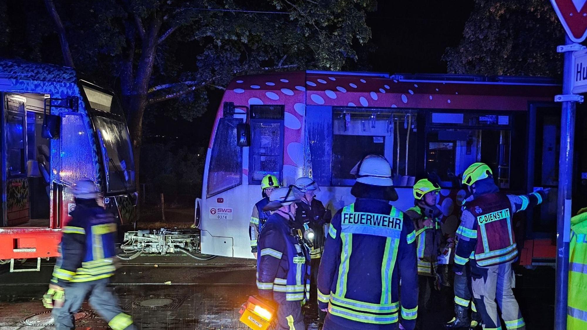 Verkehrsunfall mit Straßenbahn in Königswinter