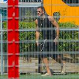 Leon Goretzka als Trainingsgast beim FC Bayern.