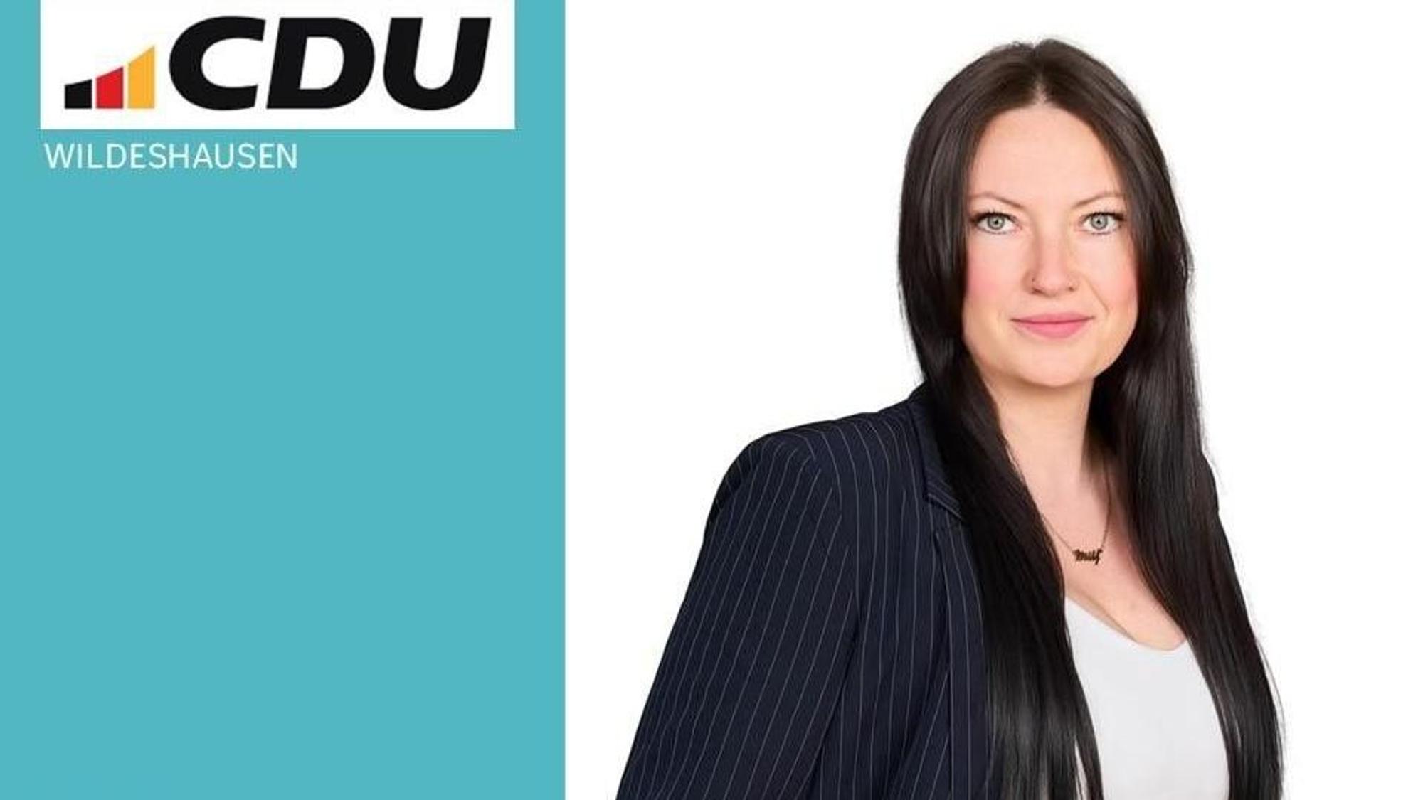 So wirbt die CDU-Kandidatin Corinna Jodeit vor der Kommunalwahl in Niedersachsen.