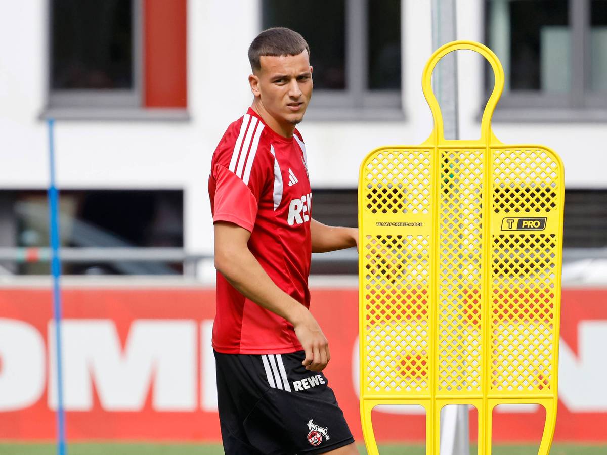 Beim 1. FC Köln steht Said El Mala im Training auf dem Platz.