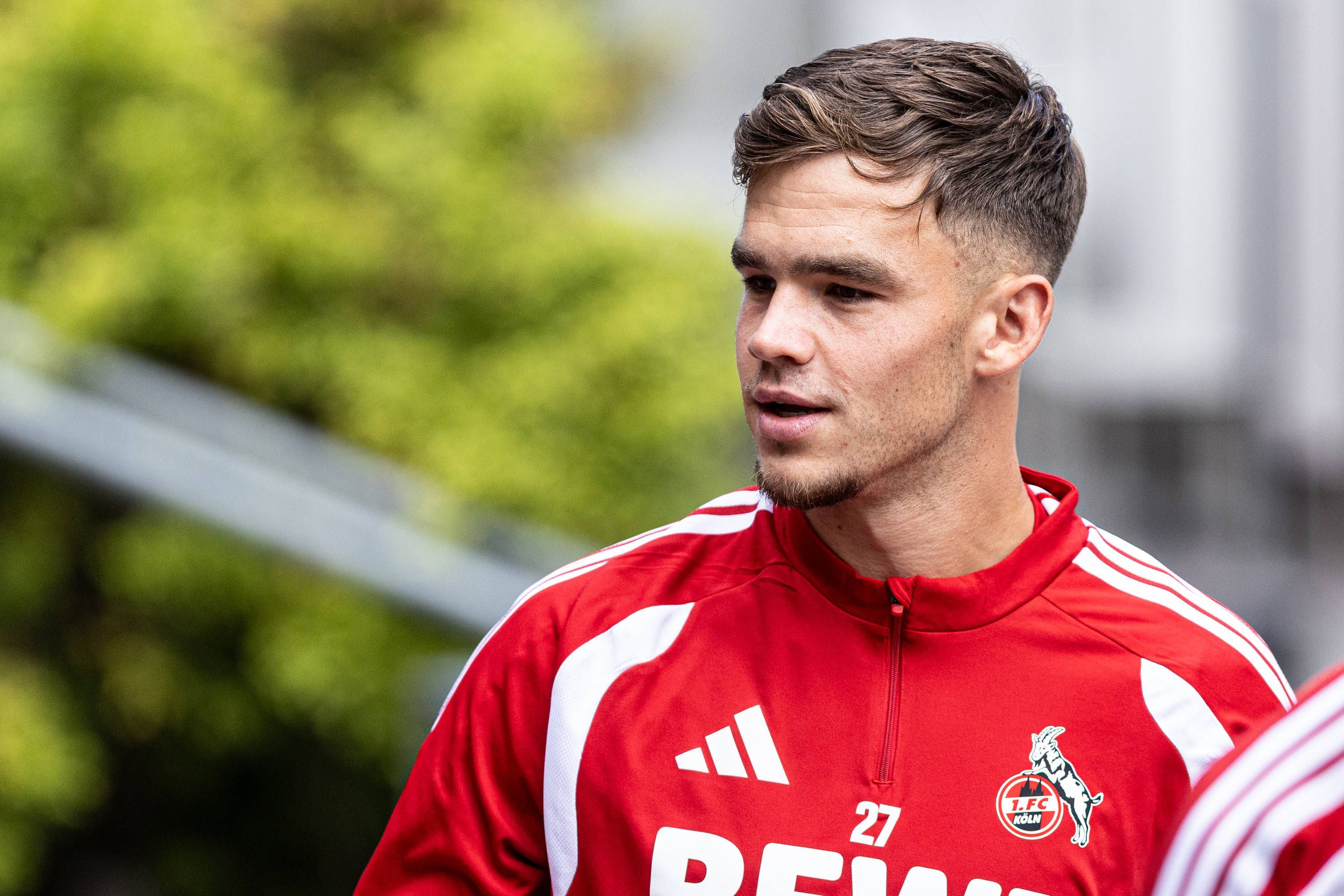Beim 1. FC Köln im Training: Neuzugang Thijs Dallinga.