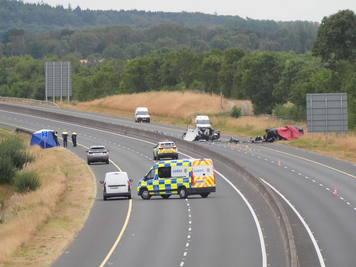 Auf der M9 im County Kildare kamen bei einem Frontalzusammenstoß zwischen zwei Pkws mehrere Menschen ums Leben.