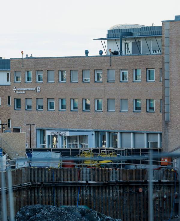 Das Krankenhaus Rikshospitalet in Oslo: König Harald V. von Norwegen wurde ins Nationalkrankenhaus eingeliefert.