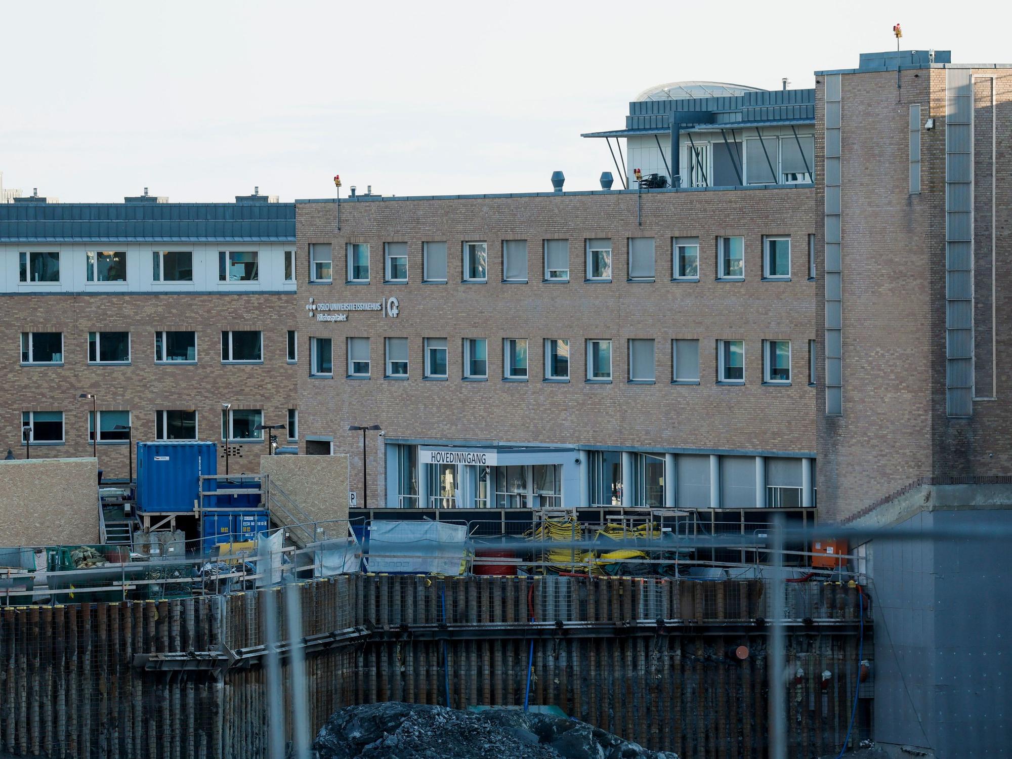 Das Krankenhaus Rikshospitalet in Oslo: König Harald V. von Norwegen wurde ins Nationalkrankenhaus eingeliefert.