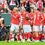 Jubel bei den Spielern von Rot-Weiss Essen.