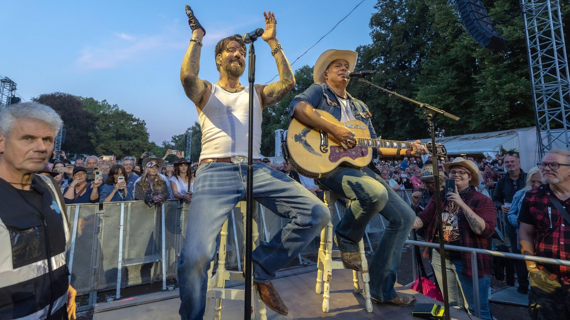 Konzert von The BossHoss auf dem KunstRasen in Bonn.