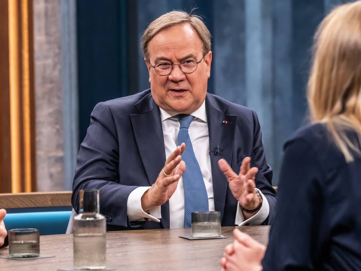 Armin Laschet (CDU) sieht keinen Raum für eine Kooperation seiner Partei mit der AfD in Sachsen-Anhalt. (Bild: ARD / Claudius Pflug)