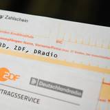 Überweisungsschein für den Rundfunkbeitrag