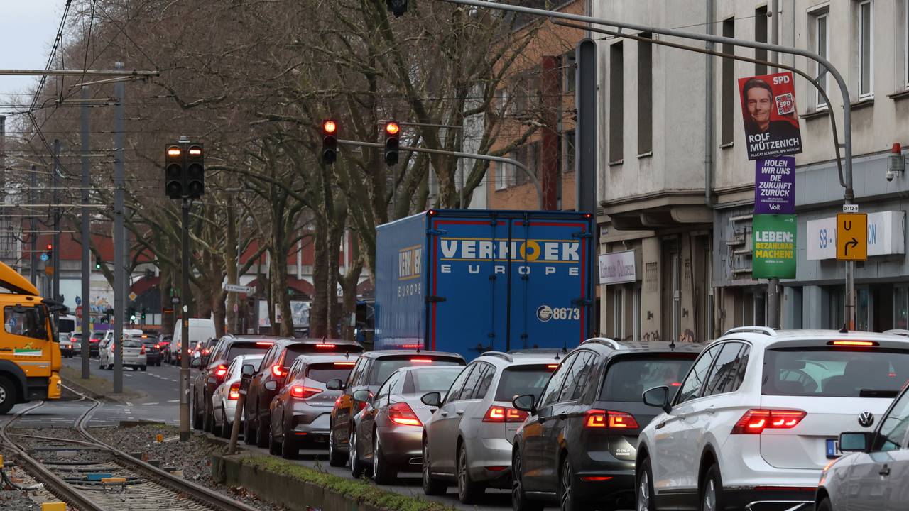 Stau in Köln.
