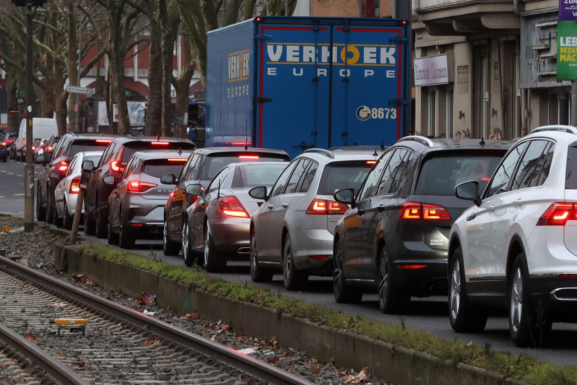 Stau in Köln.