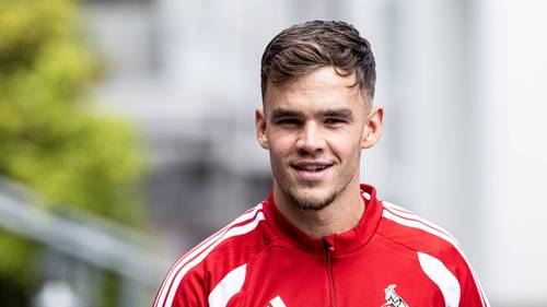 Thijs Dallinga im FC-Training.
