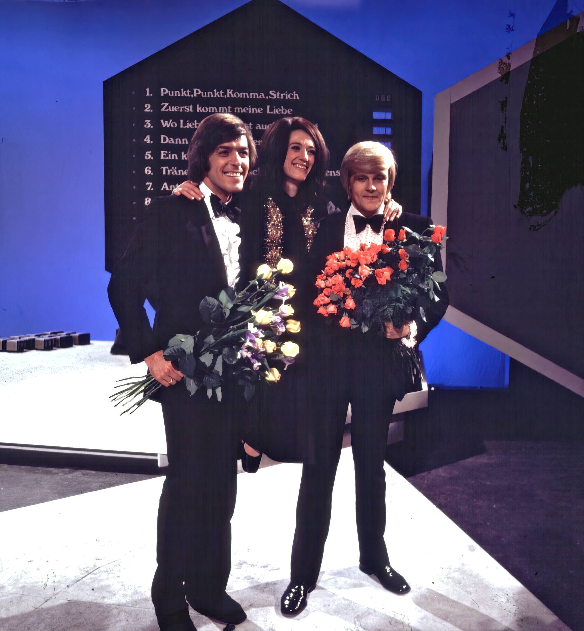 Bata Illic, hier neben Renate Kern und Howard Carpendale.