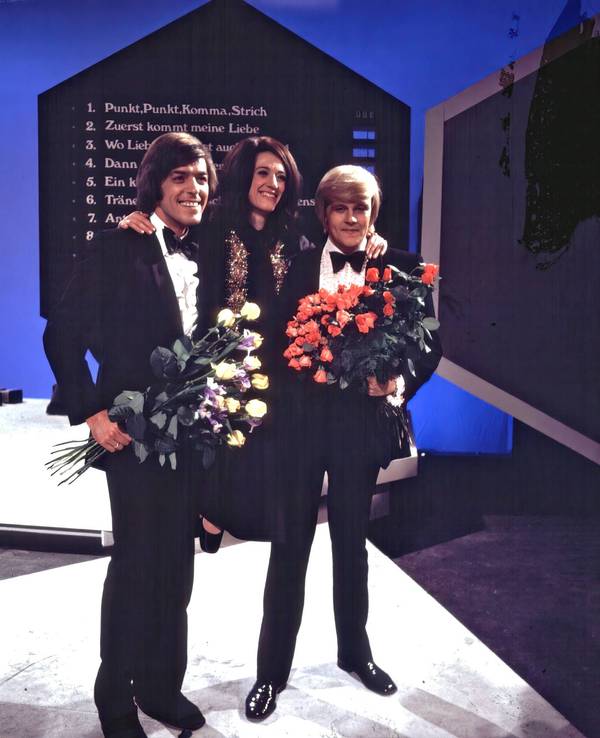 Bata Illic, hier neben Renate Kern und Howard Carpendale.