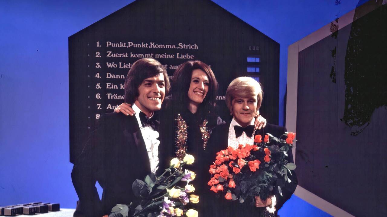 Bata Illic, hier neben Renate Kern und Howard Carpendale.
