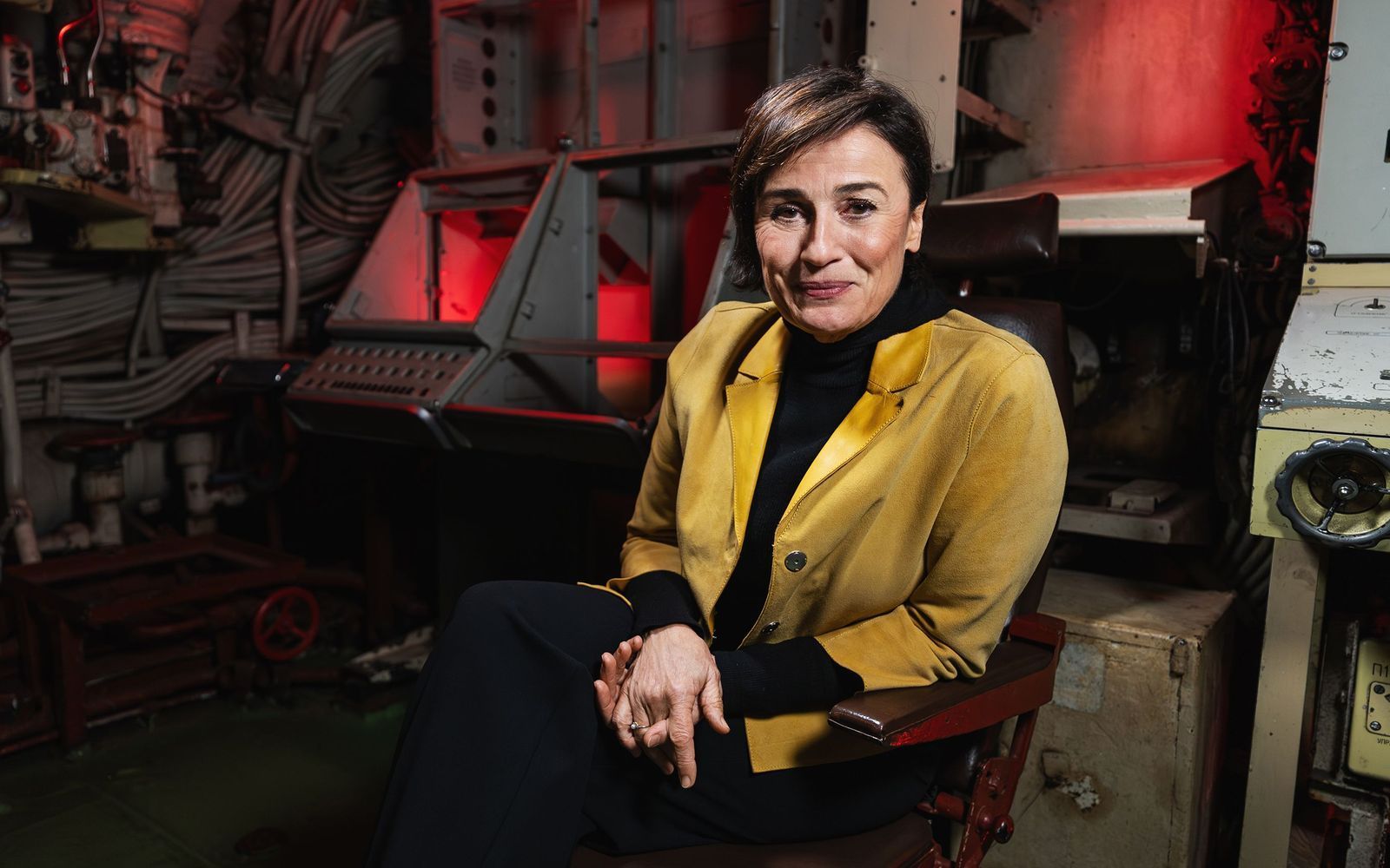 Sandra Maischberger ist Jubiläumsgast bei „Käpt'ns Dinner“ im NDR. (Bild: NDR / Marc Huth)