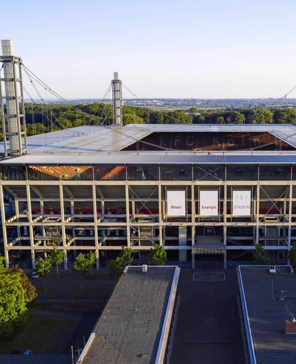 Das Rhein-Energie-Stadion des 1. FC Köln