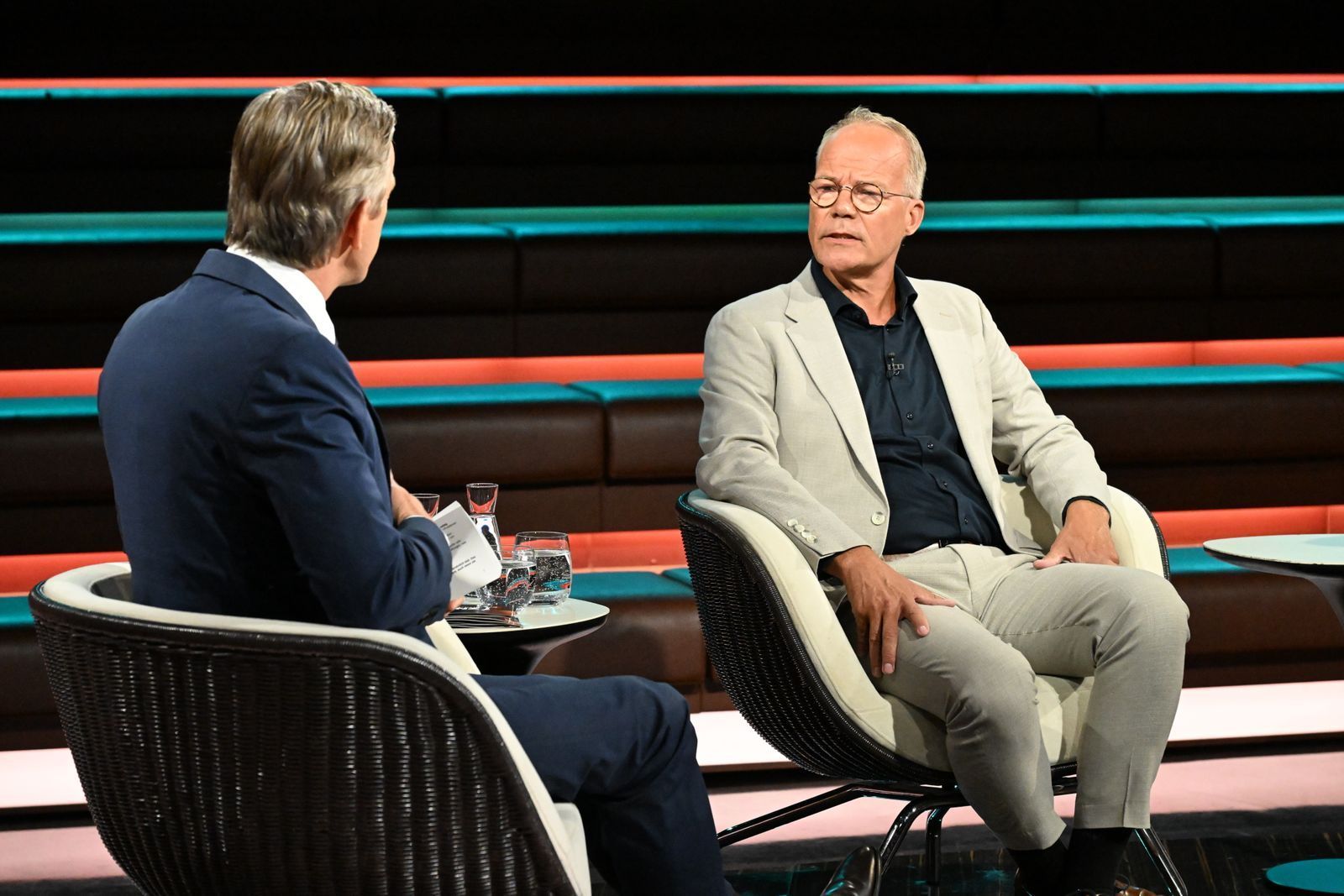 Bei „Markus Lanz“ musste SPD-Fraktionschef Matthias Miersch am Mittwochabend einige unbequeme Fragen zur Ausrichtung seiner Partei beantworten. (Bild: ZDF/ Cornelia Lehmann. )