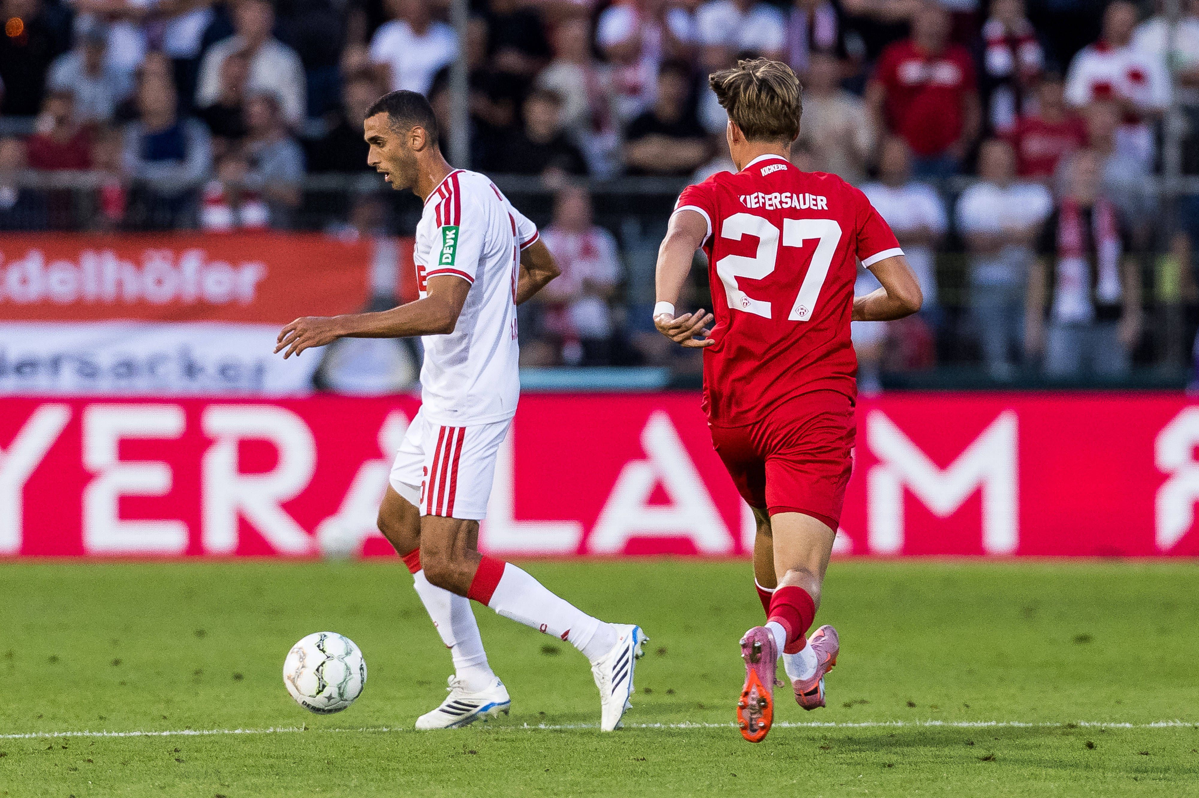 Ellyes Skhiri beim Spiel in Würzburg.