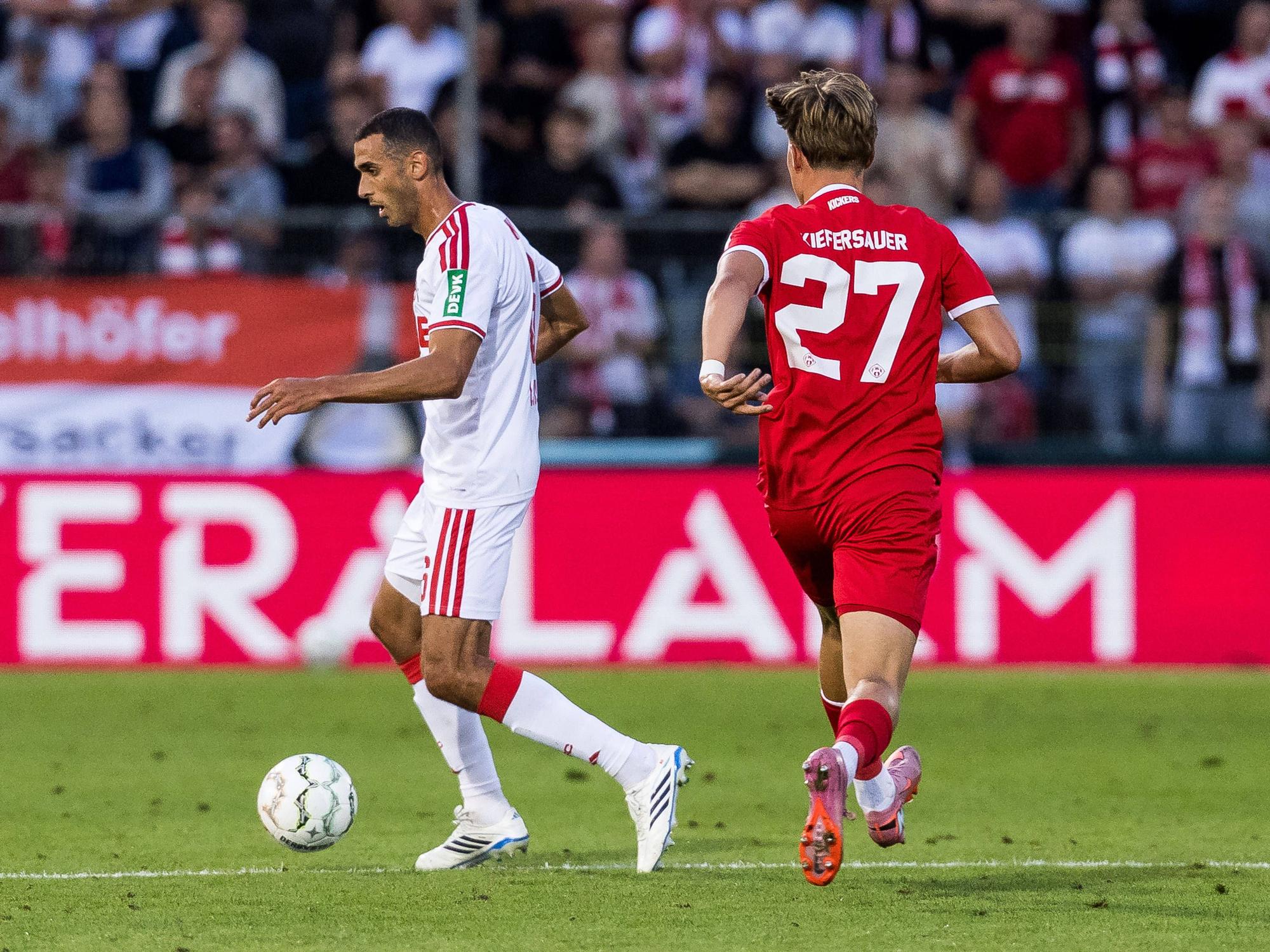 Ellyes Skhiri beim Spiel in Würzburg.
